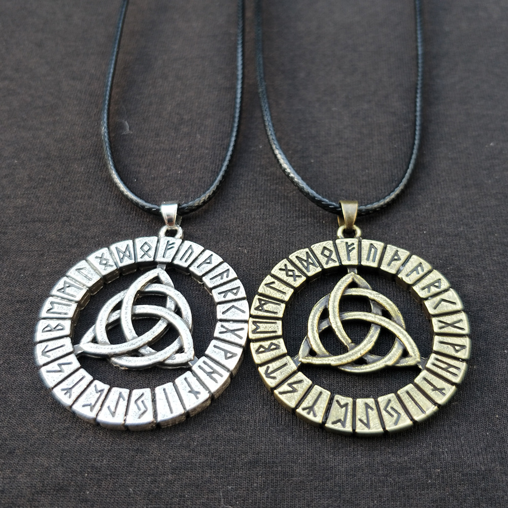 Pirate knot rune necklace