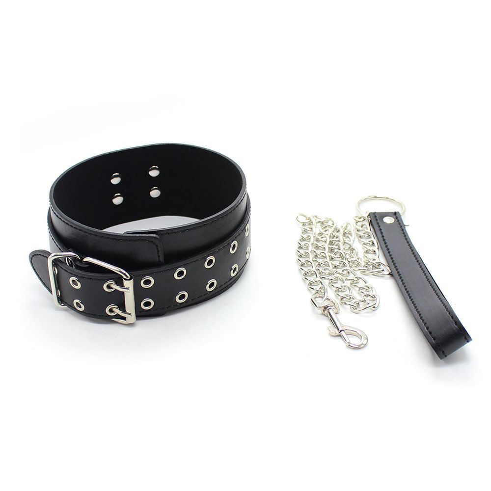 Suministros para adultos con unión de uñas sexy collar pareja juguetes alternativos cuello cubierta perro del sexo cadena para mascotas