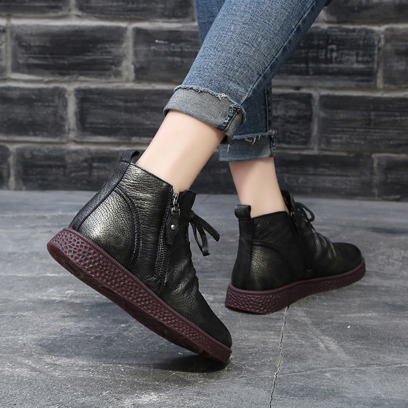 Bottes femme en En cuir - Ref 3355105 Image 3