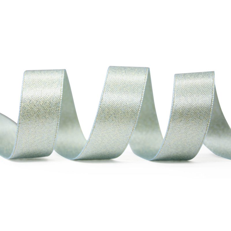 Yao Ming cinta de satén cinta de la trama de Oro Para Hornear Flor de embalaje de regalo cinta accesorios hechos a mano de la cinta 3,8 CM