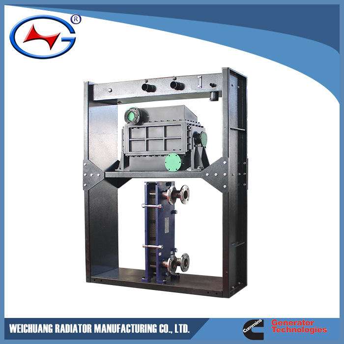 厂家直供柴油发电机组热交换器    配套康明斯系列发电机组散热器