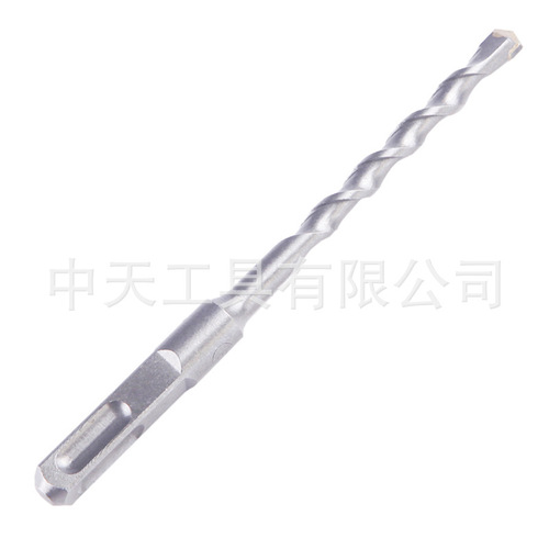 Tianzhongtian square handle electric hammer quarrying through wall cement drill bit concrete wall drill bit square handle four-pit impact drill bit
