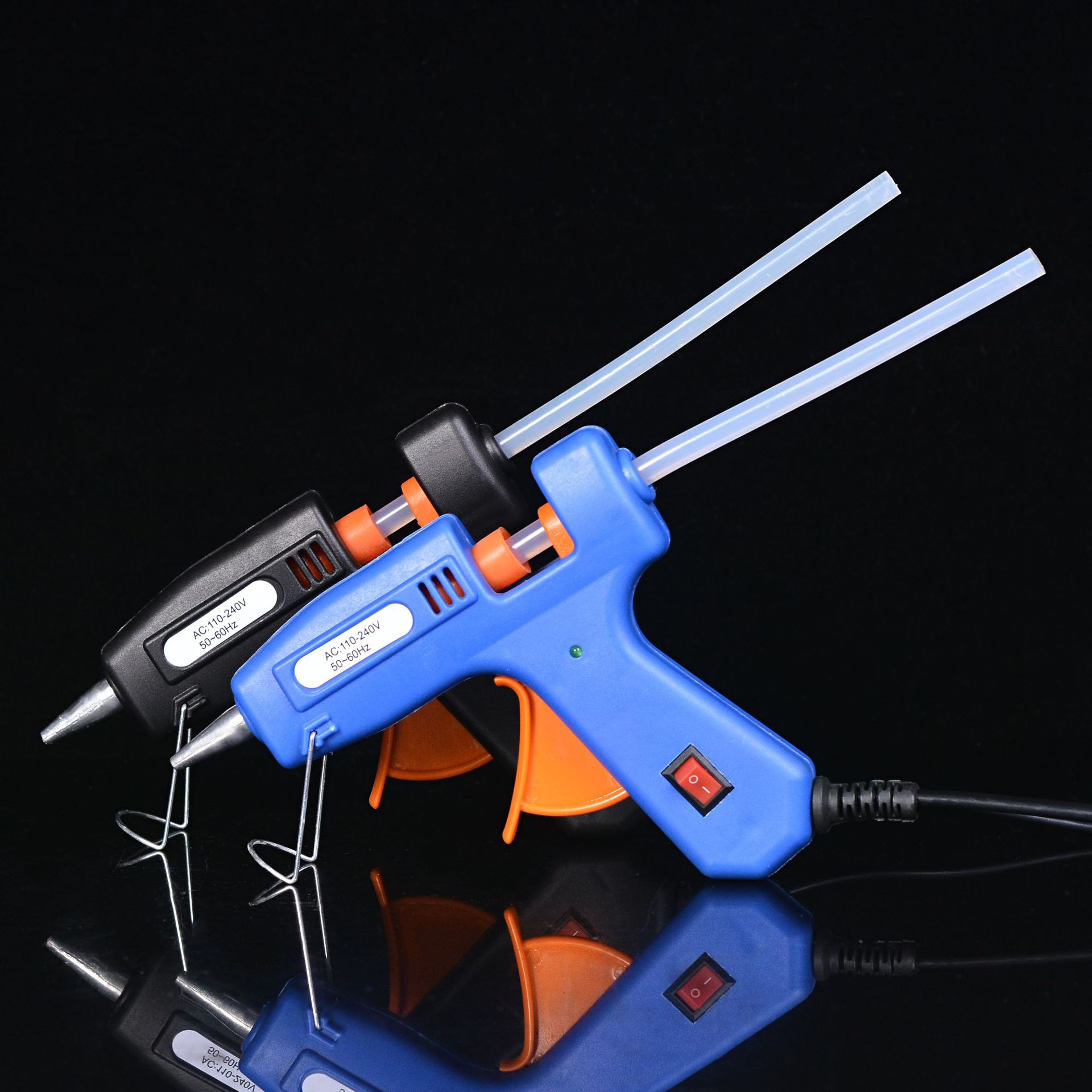 批发优质20W热熔胶枪 配7mm胶棒工艺品专用胶枪 速熔高温胶棒胶枪