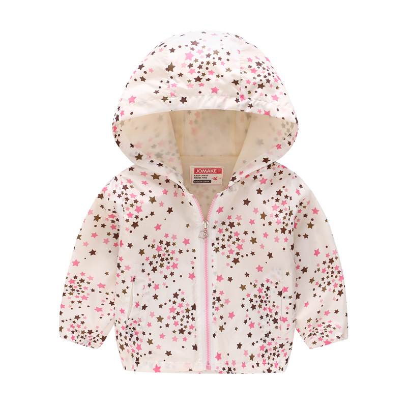 Fashion Cartoon Printing Polyester Girls Outerwear display picture 5