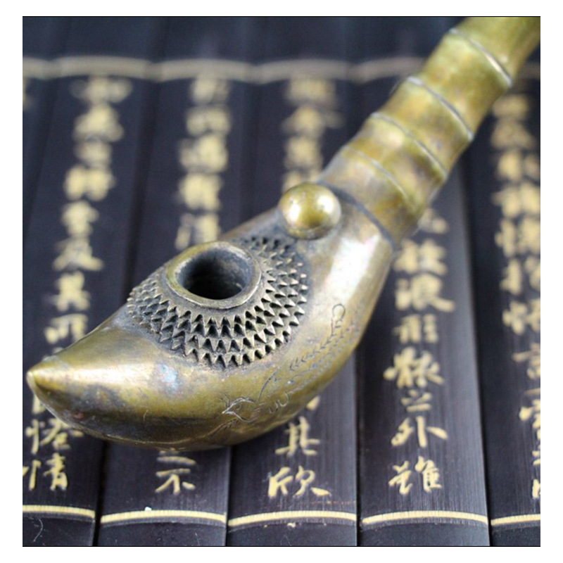老式烟斗烟袋旱烟锅烟枪.纯铜纯手工打磨精致传统仿古烟具批发-阿里巴巴