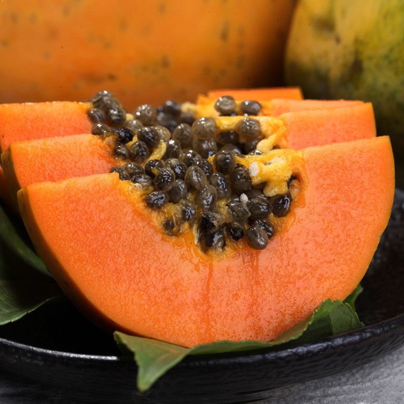 Papaya Now pick now issued Fresh fruit Zhiduoweitian Sister favorite