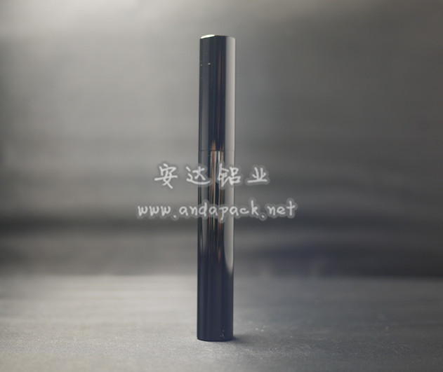 高档亚克力亮黑睫毛膏管睫毛增长液分装瓶铝塑圆形睫毛管空管批发