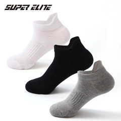New men's boat socks, fitness running socks, short-tube towel bottoms, outdoor professional men's socks, cotton socks, drop shipping