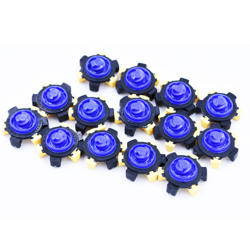 Manufacturer wholesale golf spikes, spiral fast golf spikes, TPU Tri-Lok rotating spikes