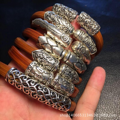 纯天然野生金刚藤 民族风饰品 精品西藏金刚藤手镯 直播间热销|ru