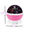 Star projection, lamp, colorful starry sky for bedroom, night light, creative gift, wholesale