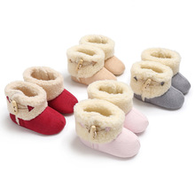 嬰兒鞋棉鞋冬季0-1歲加絨寶寶鞋學步鞋  一件代發
