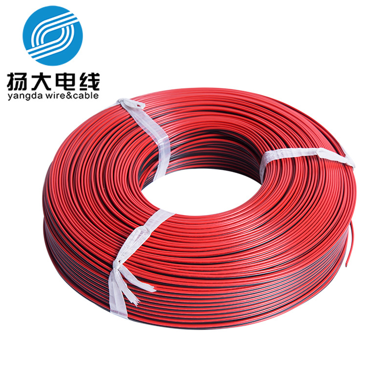 2468 30-8awg红黑并线镀锡铜线环保PVC绝缘双并线厂家直销优惠价