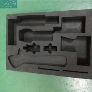 CNC雕刻一体成型EVA内衬 黑色防静电eva托盘