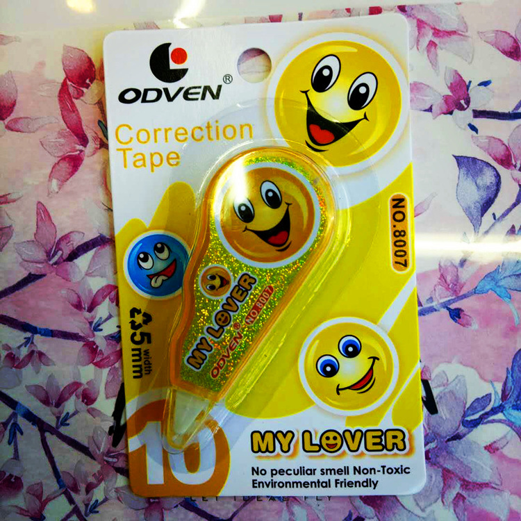 Stationery Pupil Correction Tape Creative Smiley Face Cartoon display picture 1