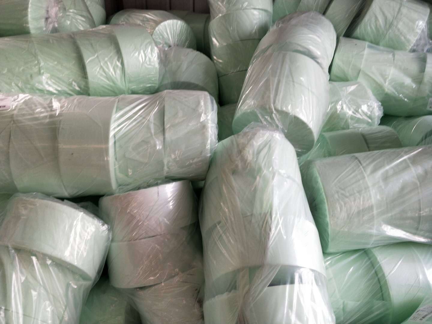 豆绿无纺布绿色无纺布玻璃钢管填充布厂家直销玻璃钢管用布
