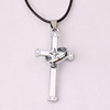 Accessory, ring, fashionable necklace, pendant stainless steel, suitable for import, Gothic