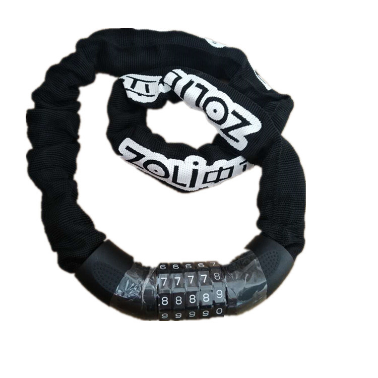 批發山地車中立85602鎖布鏈鎖 山地車密碼鎖鏈條鎖 電動車防盜鎖