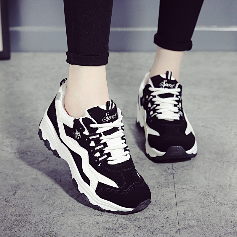 Ins super hot sports shoes female Korean...