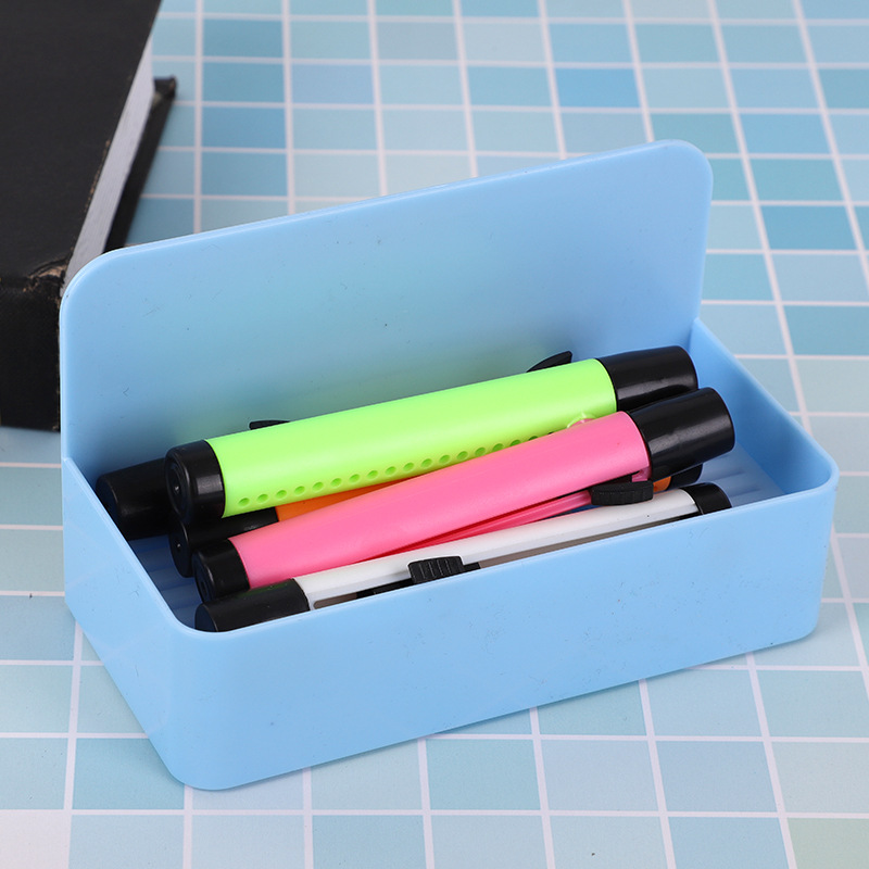 공장 도매 새로운 자석 도구 상자 칠판 ABS 소재 두꺼운 다기능 문구 저장 상자