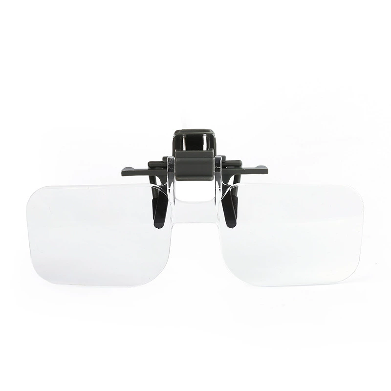 Зажимной Тип увеличительного стекла Акриловая линза может закрепить очки на чтении пожилых людей высокой четкости