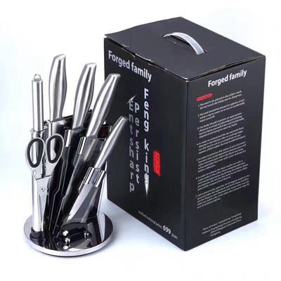 陽江菜刀套裝 廚房家用不鏽鋼刀具空心柄禮品套刀廠家現貨供應