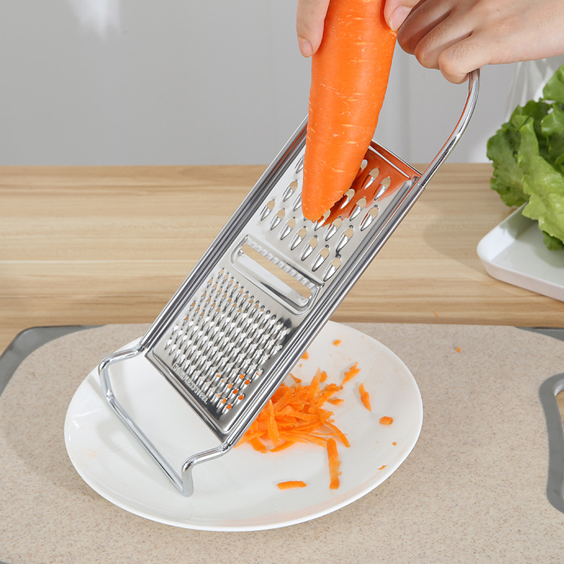 Isla Qi rallador de acero inoxidable cocina multifunción slicer hogar perezoso patata pepino vegetal rallador al por mayor