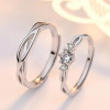 Fashionable jewelry for beloved, Korean style, silver 925 sample, wholesale