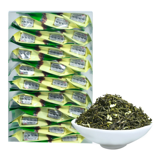 New tea jasmine tea wholesale strong aroma green tea small bag small bag 125g a box 25 bags PC boxed tea