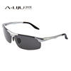 New aluminum, magnesium sunglasses men's sunglasses outdoor sports riding driving driving driving fishing polarized glasses 8003