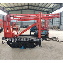 履带打水井钻机 地质勘探钻机 液压行走高支腿履带底盘 价格