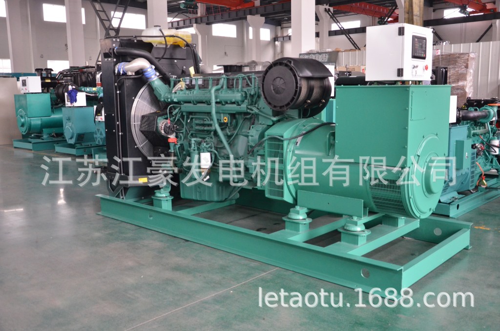 440KW 沃尔沃TAD1651GE配上海恒声柴油发电机组-江苏江豪