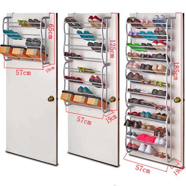 Cross-border special originality Wall hanging shoe rack multi-storey shoes Storage rack Simplicity Solid durable After the door shoe rack Hanging type