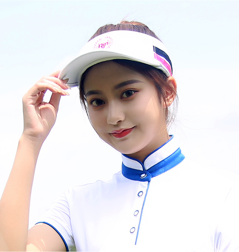 Mũ golf không đỉnh nữ PGM – Mũ che nắng thể thao thoáng khí — MZ017 màu trắng, MZ017 đỏ hoa hồng, MZ017 Màu Đỏ, MZ017 màu xanh hải quân chi tiết 7