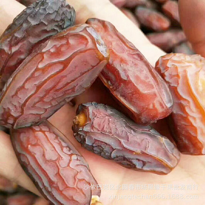 椰枣迪拜阿联酋免洗椰枣250克大黑椰枣黄金黑椰枣干新疆特产零食|ru