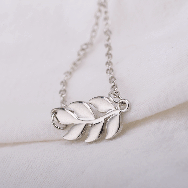 Fashion Leaf Alloy Plating Necklace 1 Piece