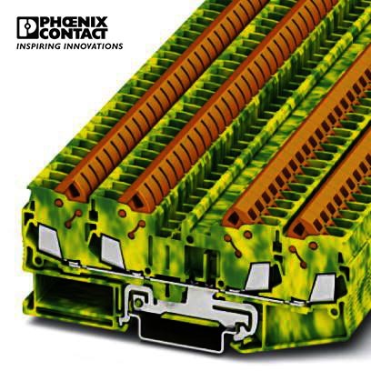 菲尼克斯接地端子QTC 2,5-QUATTRO-PE-3206448