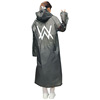 Fashionable raincoat suitable for men and women, street trench coat suitable for hiking, Korean style, internet celebrity