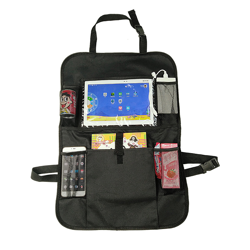 汽车椅背垫 椅背防踢防磨垫 车载椅背置物袋椅背防脏保护垫 定制|ru