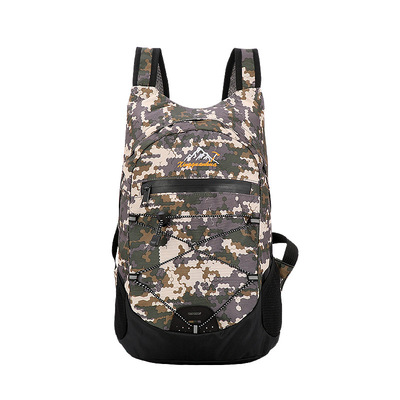 新款户外迷彩防水折叠包 男女轻便时尚运动皮肤包 小容量徒步旅行