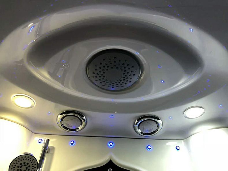 Rectangular 1200*900 sala de ducha de vapor de acrílico tablero de ducha Yuyu masaje sala de vapor