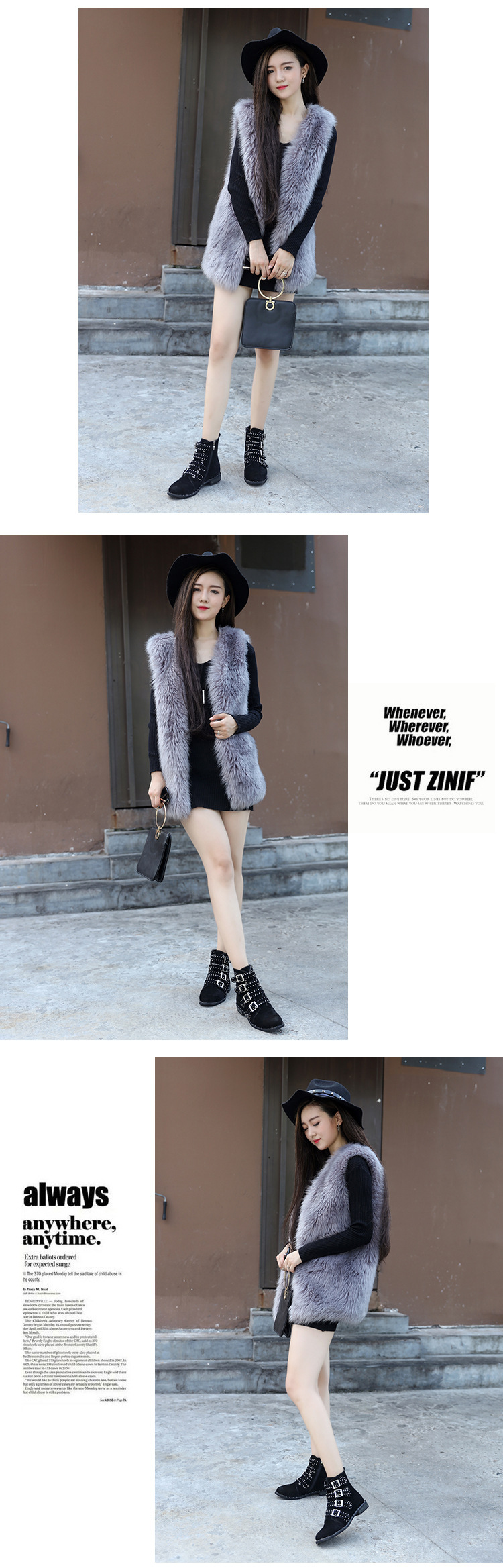 Bottes femme en PU artificiel - Ref 3355450 Image 22