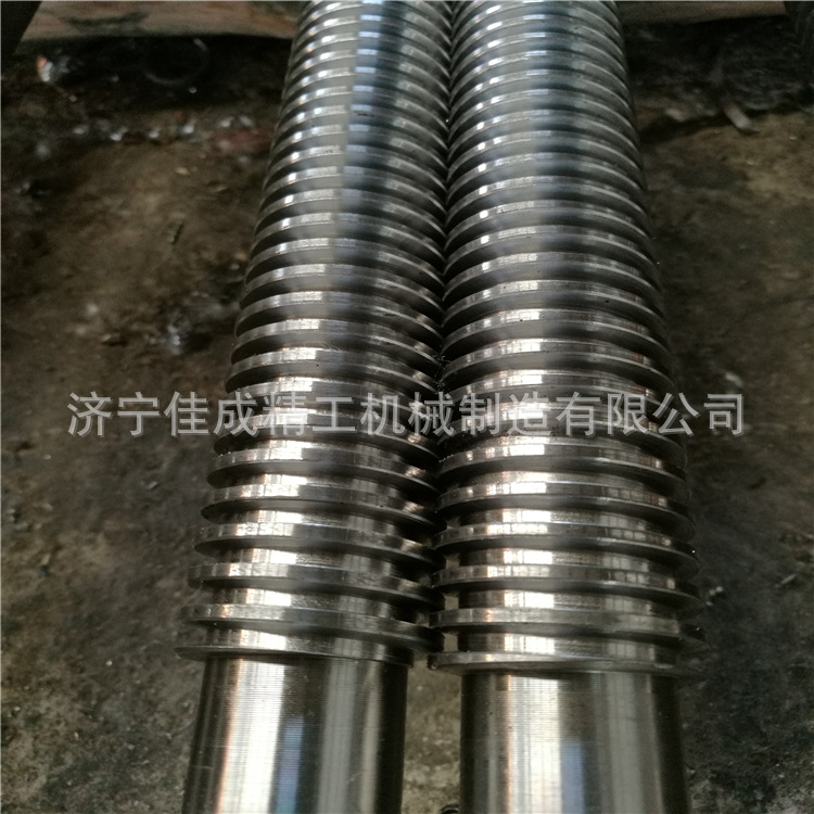 机床精密梯形丝杠加工Tr50螺距8来图来样制作调节传动车床丝杆