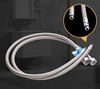 Stainless steel weave pointed hose explosion -proof metal hose cold and hot water faucet inlet pipes in water 4 points 60cm