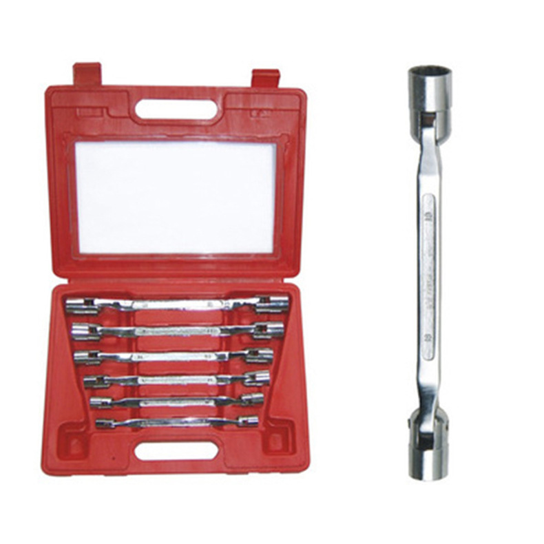 鹰之印工具 6件套双头活动套筒扳手 双头可旋转套筒扳手 梅花套筒