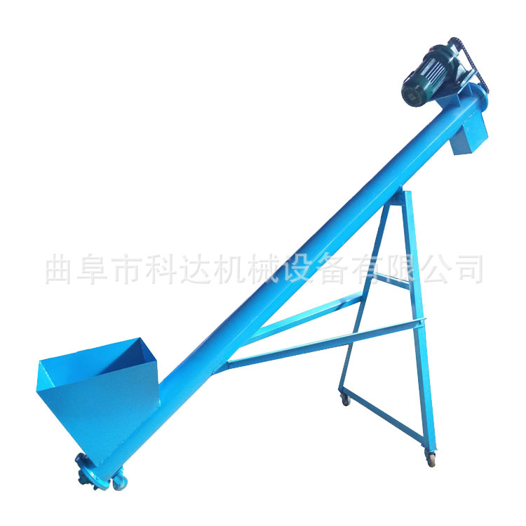 碱面豆粨螺旋提升机 运转平稳带搅拌功能绞龙输送机 沙土生石灰