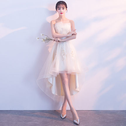 Vestido de noche para mujer, modelo nuevo de verano 2026 para anfitriona de reunión anual, elegante y distinguido, estilo largo y ajustado que estiliza la figura.
