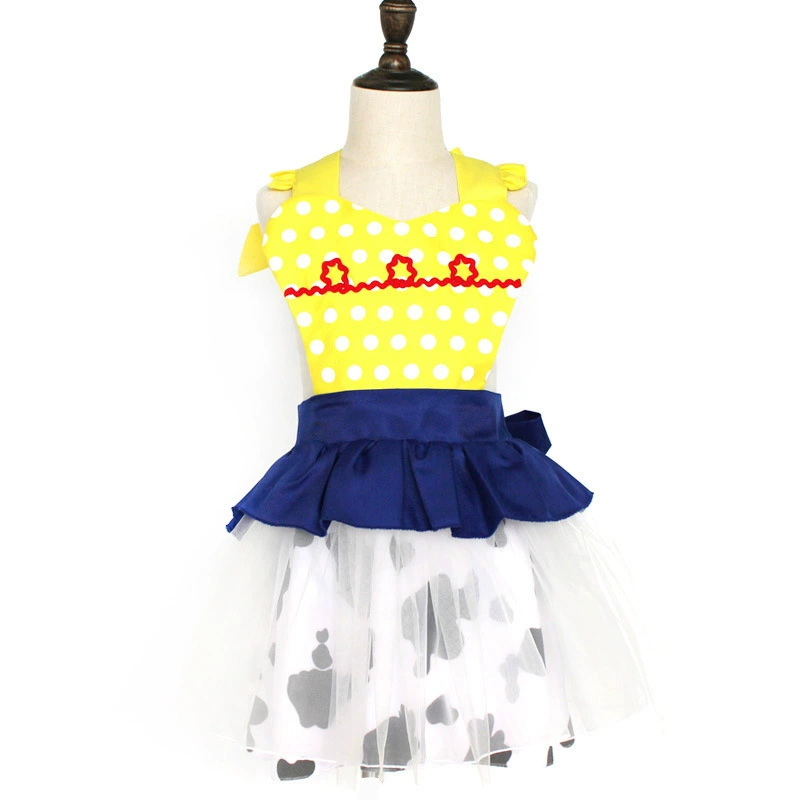 Детский Творческий Забавный индивидуальный фартук, модная Милая кухонная домашняя Талия