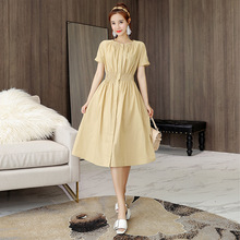 2018�ļ��¿�Ůװ����ʱ����������ȹ ��ɫ���������г���A��ȹ