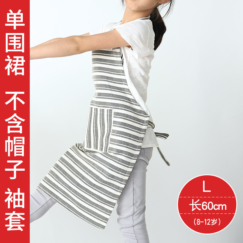 Pintura DE LOS NIÑOS delantal logotipo personalizado de Corea del arte de los niños lindos pintura hecha a mano para hornear delantal sin mangas